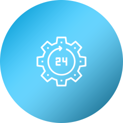 24-Hour Service Icon